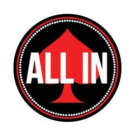 poker all in button
